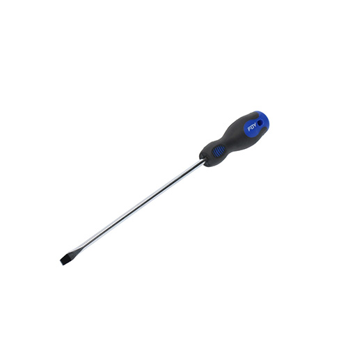 DESTORNILLADOR CON MANGO BIMATERIAL, PUNTA PLANA 1/4" X 1-1/2"