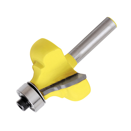 BROCA PARA ROUTER DE ACERO MOLDADURA CLASICA CON BALERO 1-3/8" ZANCO DE 1/4"