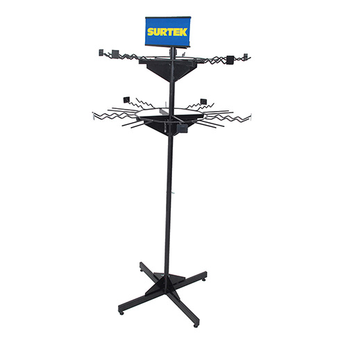 EXHIBIDOR DE PISO PARA PALAS Y BIELDOS 70 X 70 X 180 CM