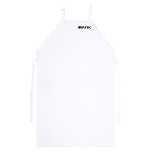 MANDIL DE PVC DIELECTRICO COLOR BLANCO, 1.10 M
