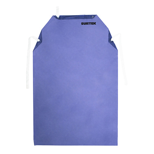 MANDIL DE PVC DIELECTRICO COLOR AZUL, 1.20 M