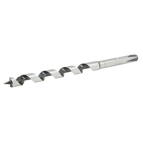 BROCA PARA MADERA DE ACERO AL CARBONO TIPO GUSANO 1" ZANCO 2 EN 1