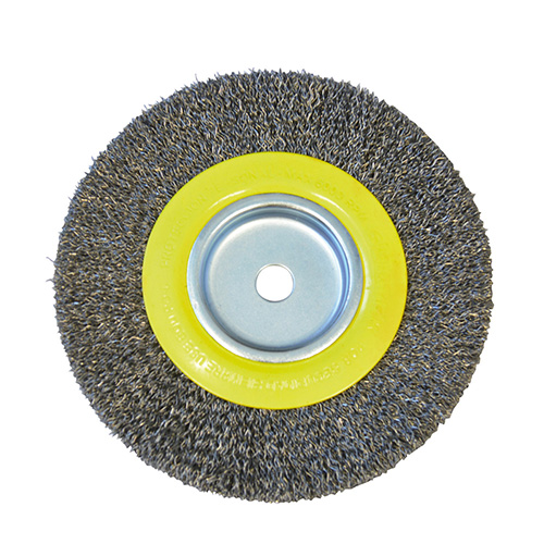 CARDA COPA ONDULADA ALAMBRE DELGADO PARA ESMERIL 6" X 1-1/8" EJE 1/2"