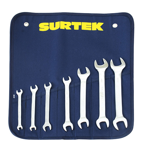 JUEGO DE 7 LLAVES ESPAÑOLAS PULIDO ESPEJO, METRICAS