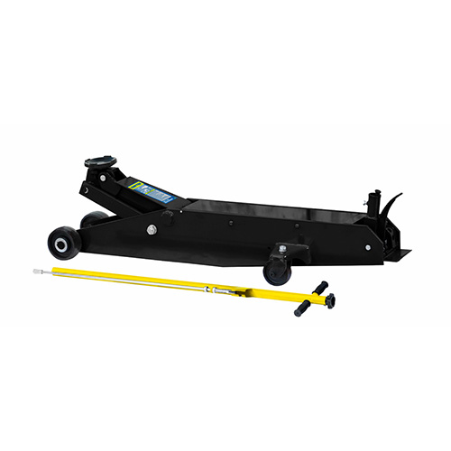 GATO HIDRAULICO DE PATIN CON MANGO DE GRIP PLASTICO ANTIDERRAPANTE, 10 TON