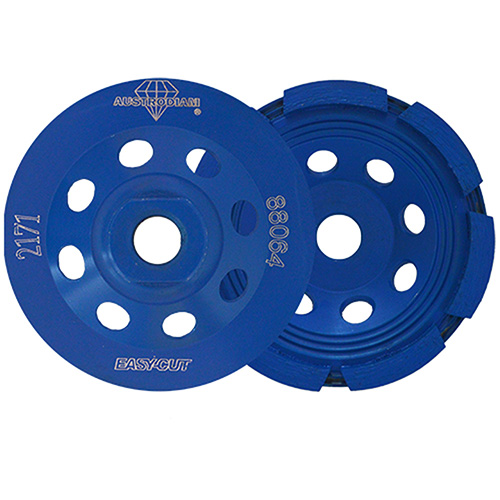 COPA DE DIAMANTE 4 X 5/8 11 (ROSCA BD)1 HILERA P/CONCRETO, MARMOL