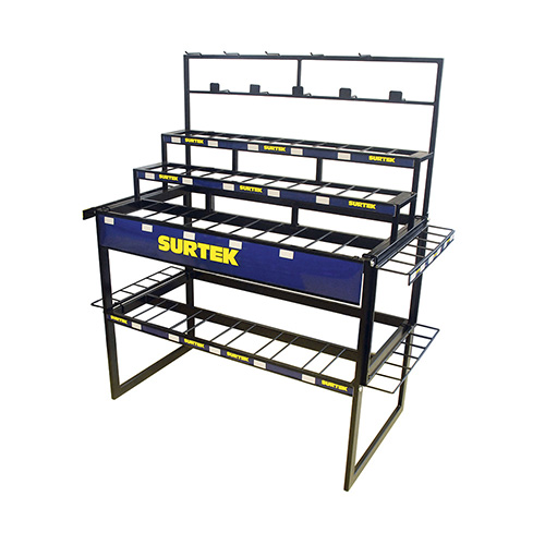 EXHIBIDOR DE PISO PARA HERRAMIENTA DE GOLPE 138 X 64 X 150 CM