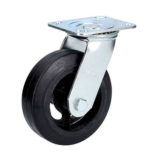 RODAJA DE HULE GIRATORIA 6"