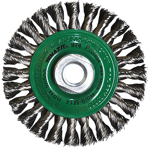 CEPILLO CIRCULAR TRENZADO 4 X 0.014 X 5/8 A/INOXIDABLE (BD)