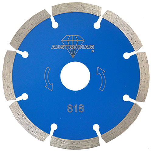 DISCO DE DIAMANTE P/USO GENERAL 4 1/2 X 7/64 X 7/8 AZUL PLATA