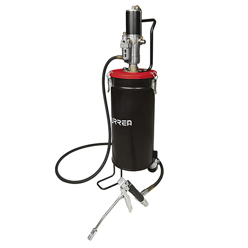 INYECTOR DE GRASA CON CUBETA NEUMATICA DE 15 KG, 7,500 PSI
