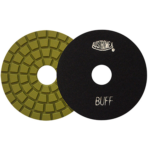 DISCO DIAMANTADO C/VELCRO 4 GRANO 10,000 BUFF-NEGRO P/GRANITO EASY CUT