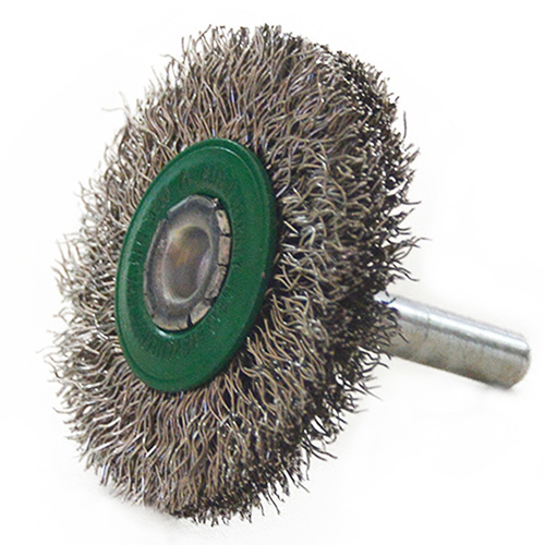 CEPILLO CIRCULAR ONDULADO C/VASTAGO 2 X 0.014 X 1/4 P/AC INOXIDABLE