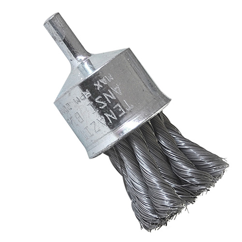 CEPILLO TIPO COPA TRENZADO C/VASTAGO 3/4 X 0.014 X 1/4 ACERO AL CARBON