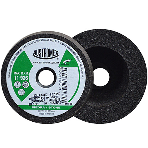 PIEDRA COPA 3 5/32 X 1 3/4 X M14-2 GRANO 60 (BOSCH) P/CONCRETO