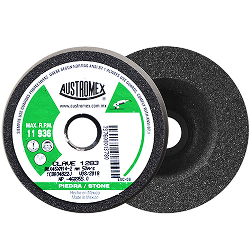 PIEDRA COPA 3 5/32 X 2 X M14-2 GRANO 80 (BOSCH) P/CONCRETO