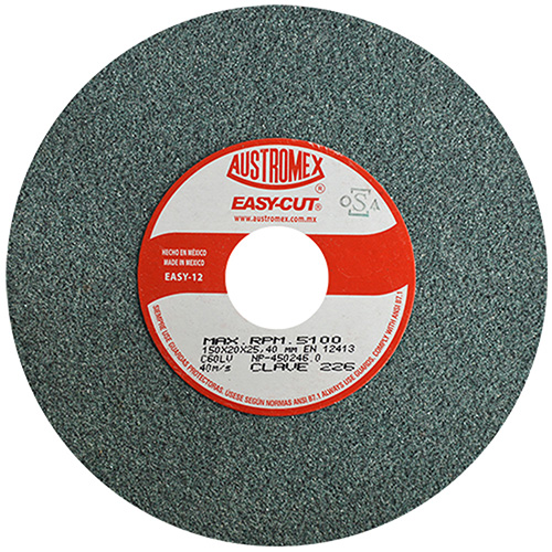 RUEDA VERDE 6 X 3/4 X 1 GRANO C60 EASY CUT