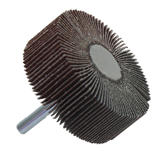 RUEDA FLAP 2 1/2 X 1 X 1/4 GRANO 80 (TALADRO)