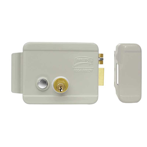 CERRADURA PORTERO ELECTRICO C/3 CONTROLES REM Y BOTON DERECHA (MOD. 321 DABG)