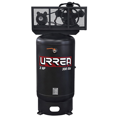 COMPRESOR DE AIRE ELECTRICO DE BANDA VERTICAL 300 LT 3 HP 127 V / 220 V