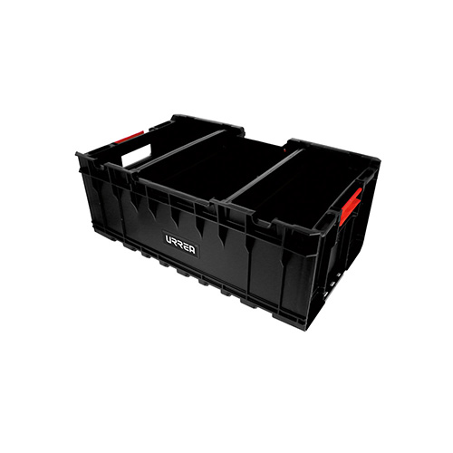 CAJA PORTAHERRAMIENTAS PLASTICA MODULAR CON SEPARADORES 22" X 14" X 9"