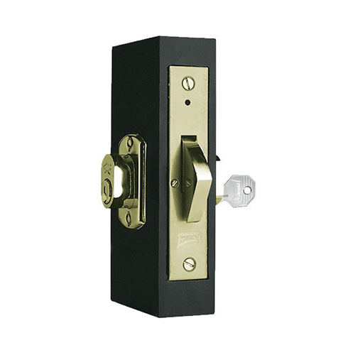 CERRADURA P/PUERTA CORREDIZA DE ALUMINIO LATON (PHI-400DCL)