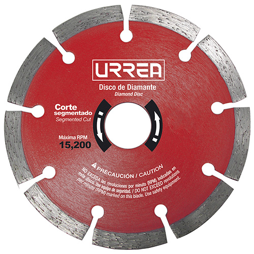 DISCO DE DIAMANTE SEGMENTADO, 7"