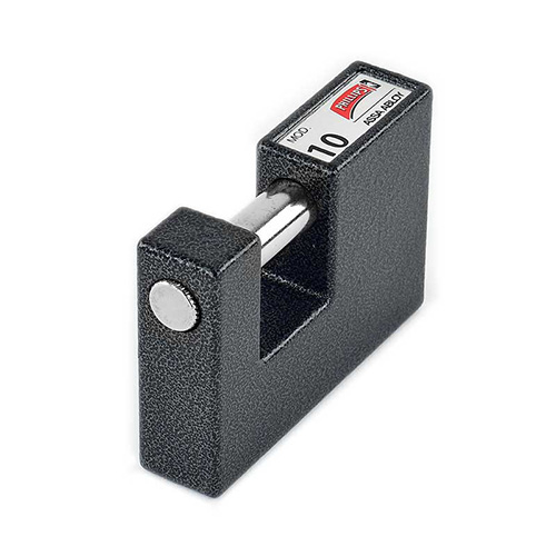 CANDADO P/CORTINA DE METAL (LLAVE TRAD.) GRIS/NEGRO (PHI-10AMP)