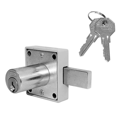 CERRADURA P/CLOSET DE CAÑON CORTO CROMO (PHI-250CHC)