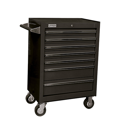 GABINETE MOVIL 7 GAVETAS 27" NEGRO SERIE X