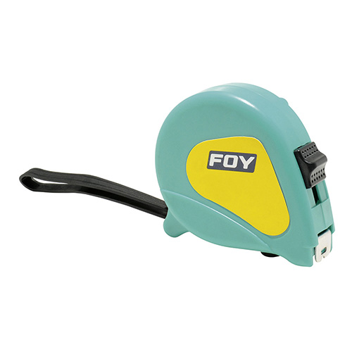 FLEXOMETRO CON CARCASA DE PLASTICO TURQUESA 5 M X 3/4"