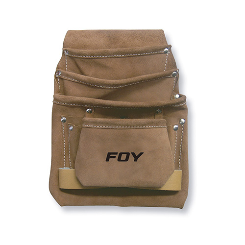 [FOY-143212] ESTUCHE PORTAHERRAMIENTAS DE CARNAZA CON 4 BOLSILLOS