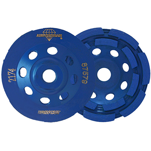 [AUS-2174] COPA DE DIAMANTE 4 X M14 2 (ROSCA BOSCH)2 HILERAS P/CONCRETO, MARMOL