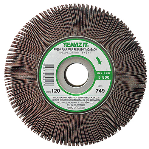 [AUS-749] RUEDA FLAP 6 X 2 X 1 GRANO 120