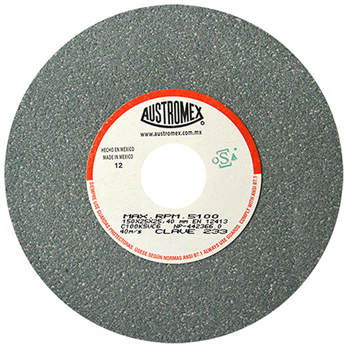[AUS-233] RUEDA P/AFILADOS CARBURO 6 X 1 X 1 GRANO 100 (FINO)