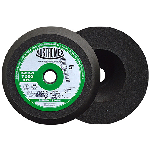 [AUS-360] PIEDRA COPA 5 X 2 X 14.2mm GRANO 80 (BOSCH) P/CONCRETO