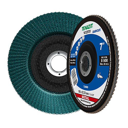 [AUS-2731] DISCO LAMINADO P/LIJAR FINO 7 GRANO 60 EASY CUT AZUL