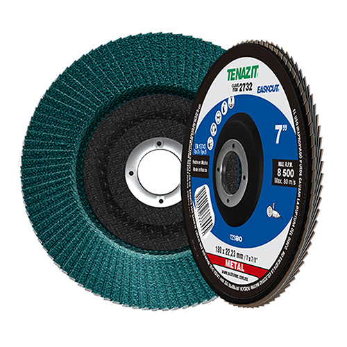 [AUS-2732] DISCO LAMINADO P/LIJAR FINO 7 GRANO 80 EASY CUT AZUL