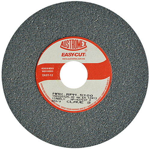 [AUS-9] RUEDA DE 6 X 3/4 X 1 GRANO 11 A 80 EASY CUT