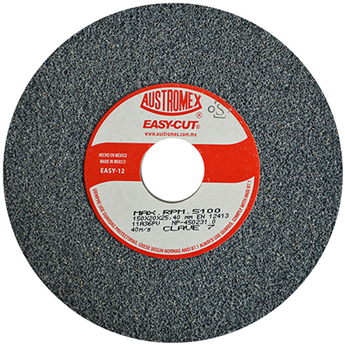 [AUS-7] RUEDA DE 6 X 3/4 X 1 GRANO 11 A 36 EASY CUT