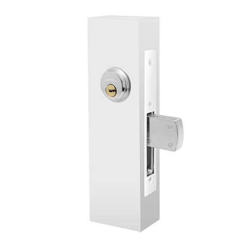 [PHI-MX470] CERRADURA P/PUERTA DE ABATIR ALUMINIO DE PALETA NATURAL (PHI-590AN)