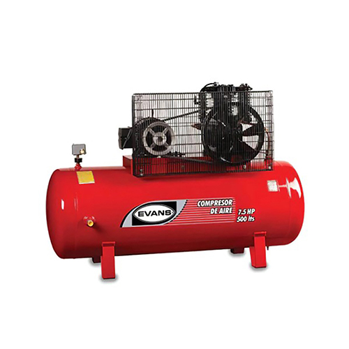 [EVA-E230ME0750-500] COMPRESOR LUBRICADO DE DOS ETAPAS 7.5 HP 500 LT (LIBRE A BORDO GDL.)