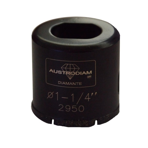 [AUS-2950-D] BROCA DE DIAMANTE 1 1/4 ELECTRODEPOSITADA P/PERFORAR GRANITO/MARMOL/LOSETA