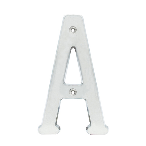 [LOC-L701ACS] LETRA A SLIM 4" NÍQUEL SATINADO