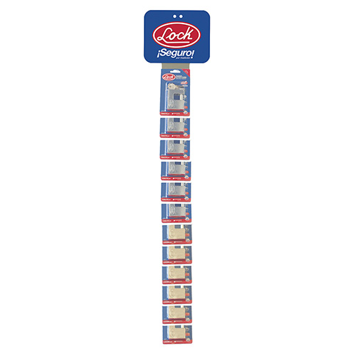 [LOC-LTIM22CT] TIRA DE IMPULSO CON CANDADOS PARA CORTINA LLAVE TETRA 8 X 100 CM, 13 PIEZAS