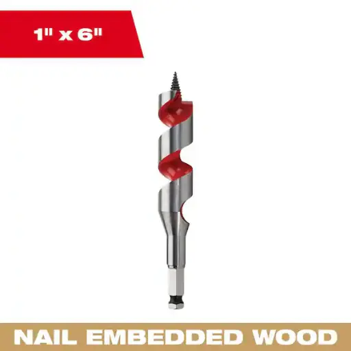 [MIA-48-13-1003] BROCA ESPIRAL (AUGER) 1" X 18" ZANCO 7/16"