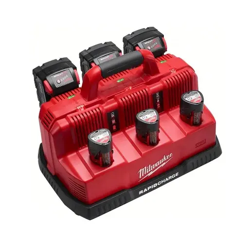 [MIA-48-59-1807] CARGADOR MULTIVOLTAJE CARGA RAPIDA HASTA 6 BATERIAS SIMULTANEAS M12™ M18™