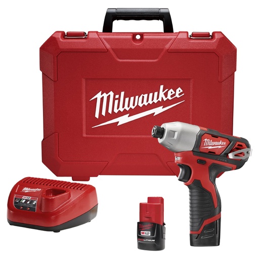 [MIL-2462-22] LLAVE DE IMPACTO HEXAGONAL DE 1/4" M12™ KIT