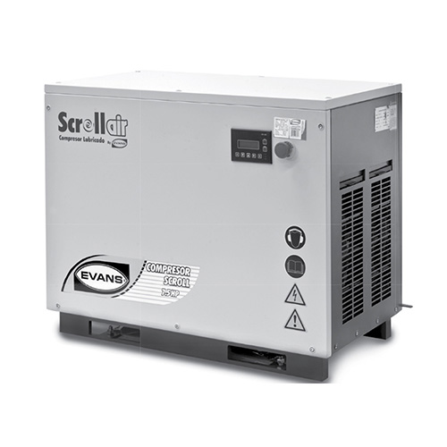 [EVA-CS240ME0750] COMPRESOR SCROLL DE 7.5 HP 5.5 KW DE 24 PCM 220 V TRIFASICO C/CABINA INSONORIZADA DE 195 KGS