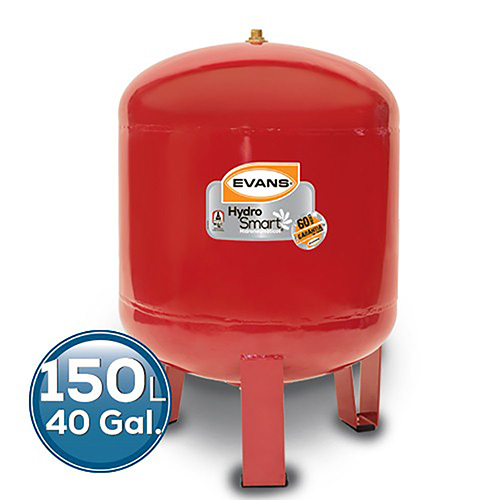 [EVA-EQTH-150VE] TANQUE HIDRONEUMATICO VERTICAL 150L MEMBRANA INTERCAMBIABLE
